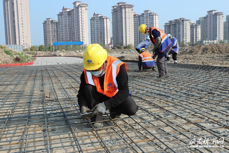 縣文化藝術中心項目建設現場