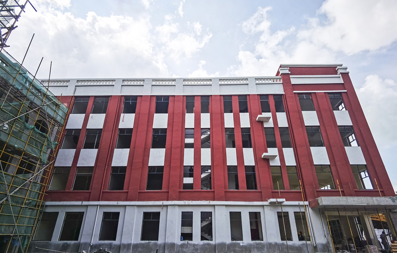 縣西湖實驗小學項目施工現(xiàn)場